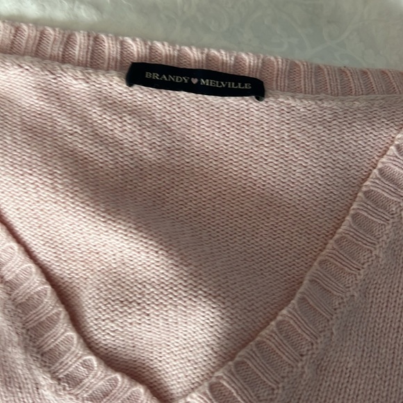 BRANDY MELVILLE PINK WOOL SWEATER - Picture 4 of 4